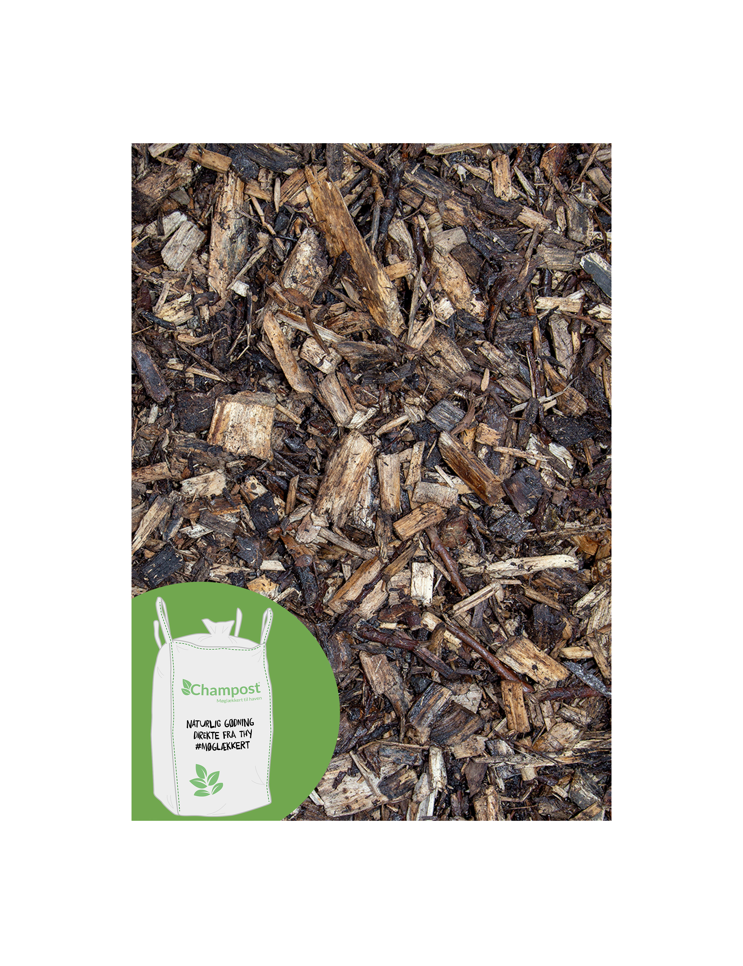 Champost Bigbag Skovflis 0-100 mm 2500 liter | Plantorama