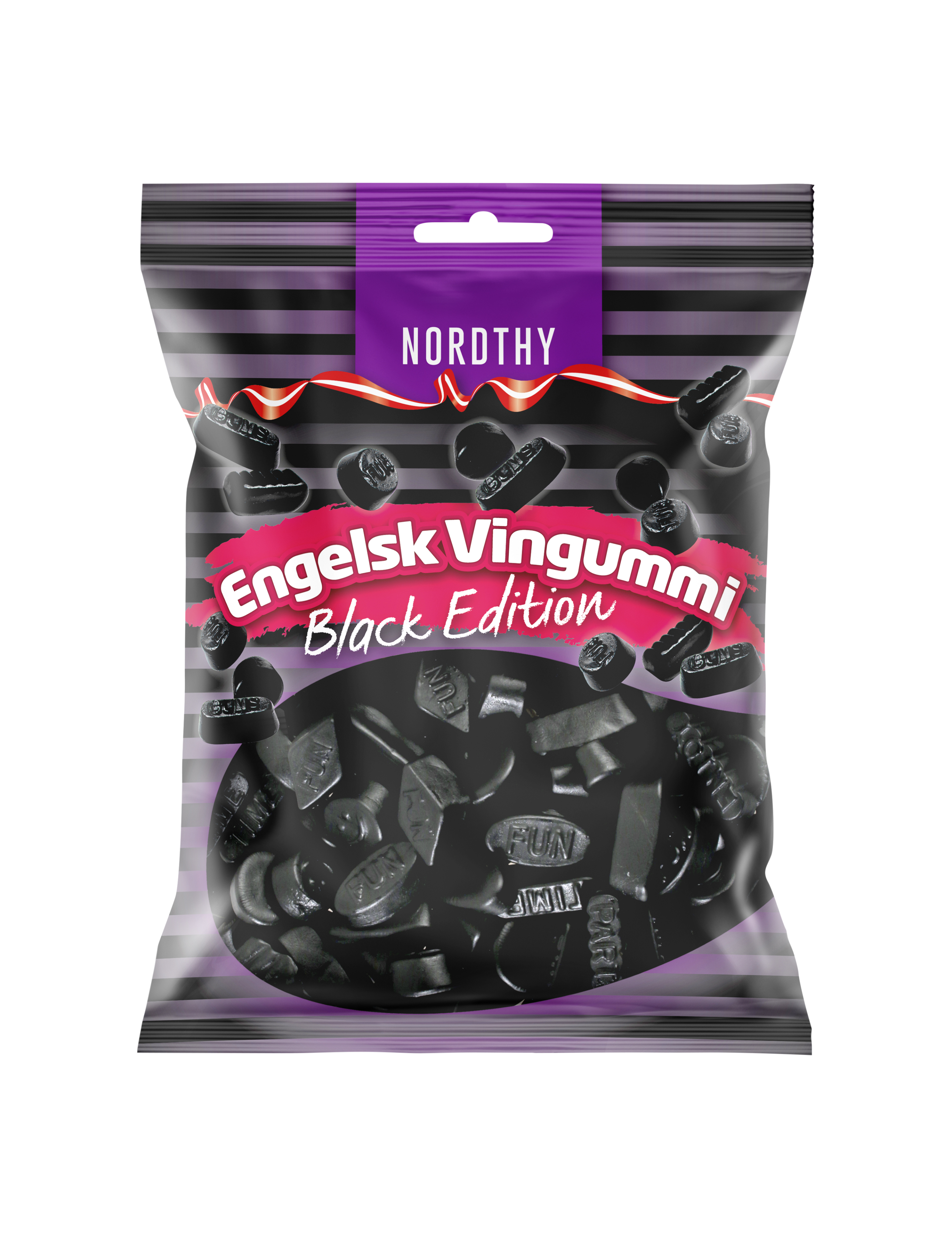 Engelsk Vingummi Black edition 300 g | Plantorama