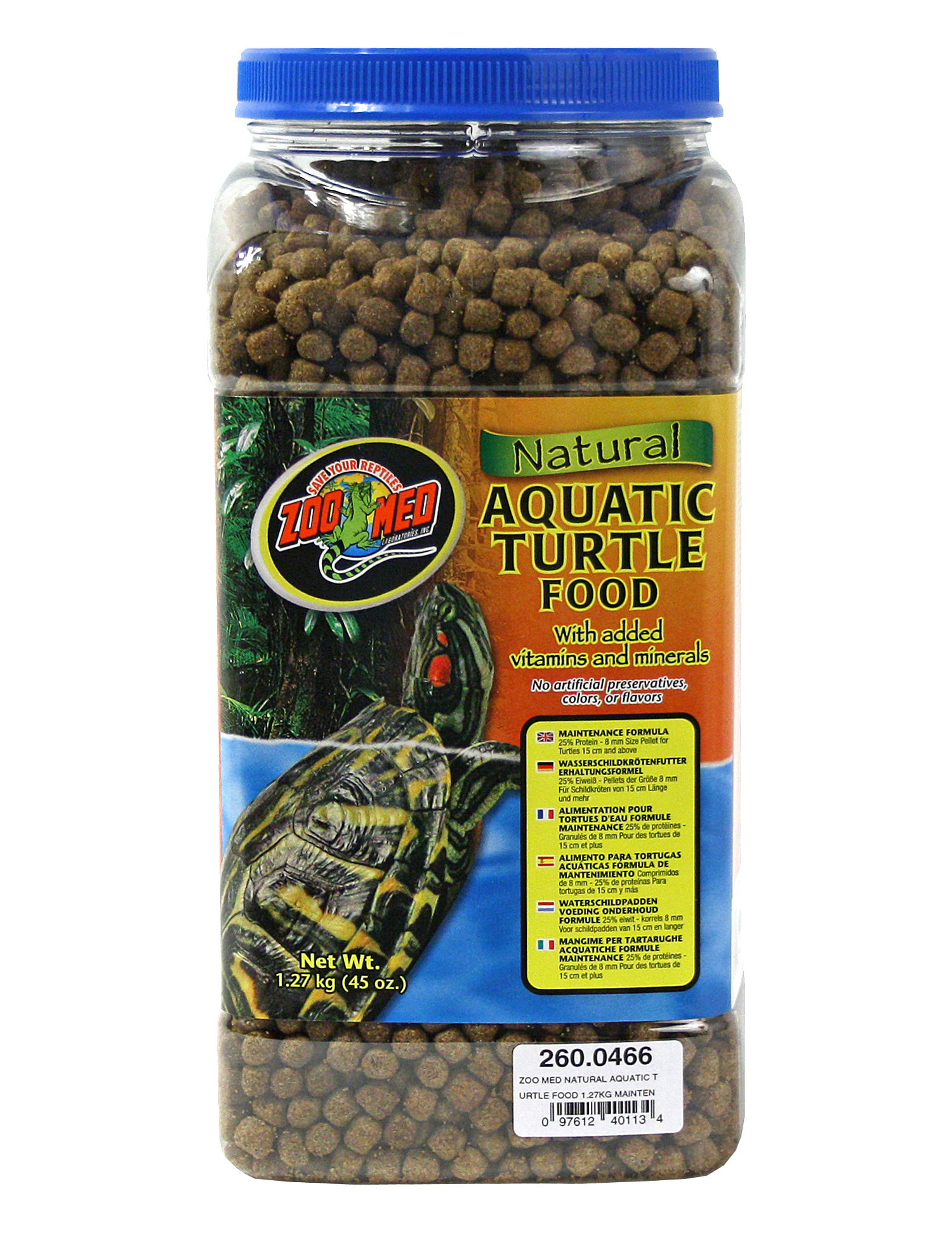 ZooMed Natural Aquatic Turtle Food 1,7 kg | Plantorama