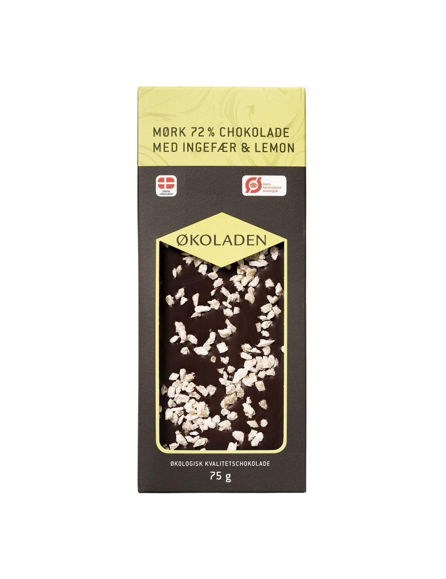 Økoladen ingefær & lemon 75 g | Plantorama