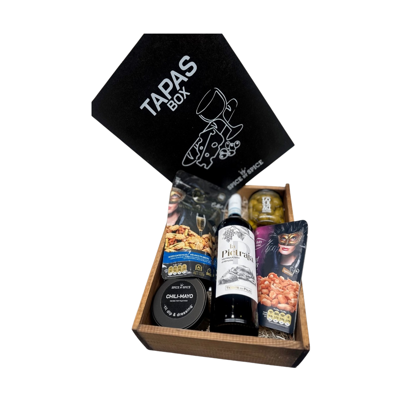 Spice by Spice Tapas Box m/ Rødvin | Plantorama