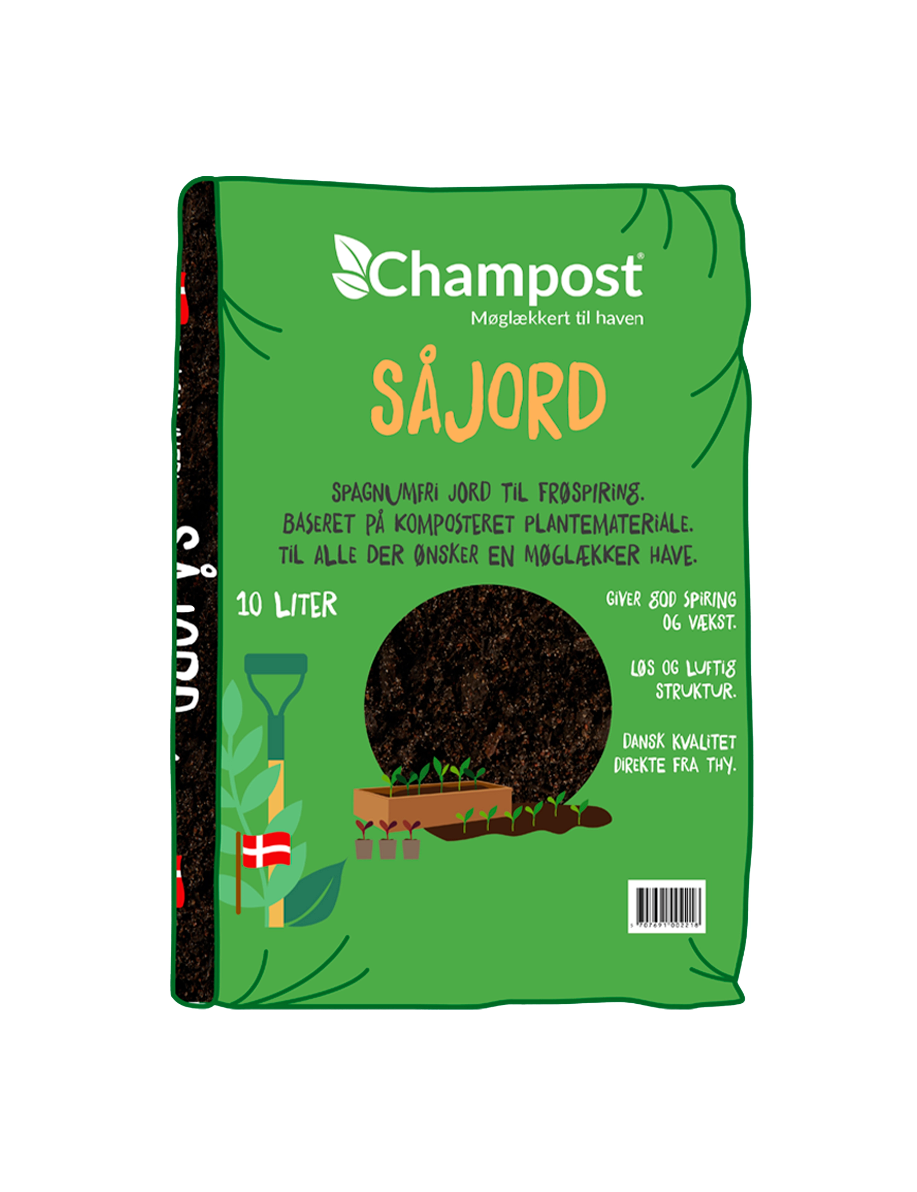 Champost såjord, 10 liter | Plantorama